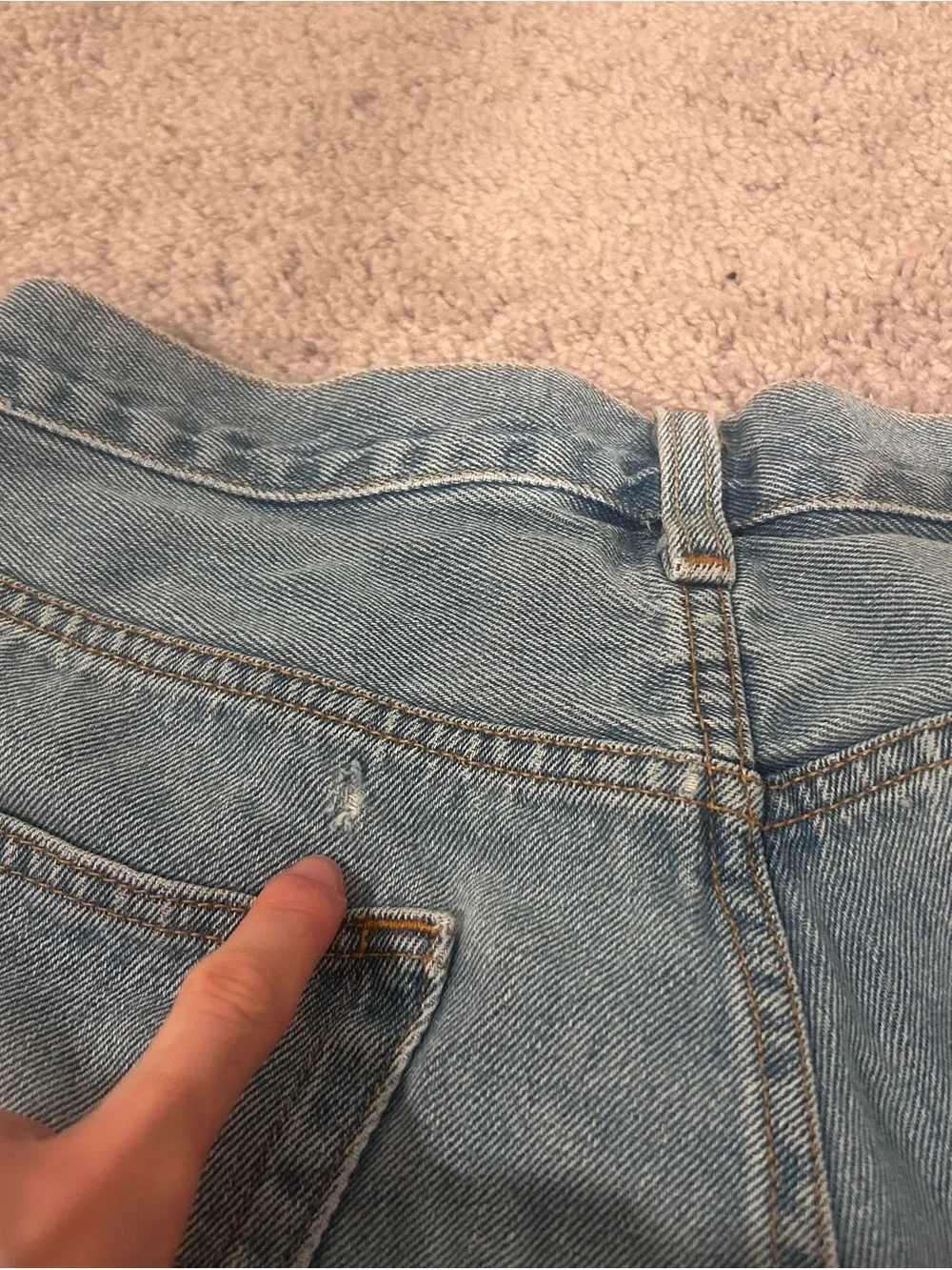 Levi’s relaxed fit 550 denim jort short y2k mens size 32